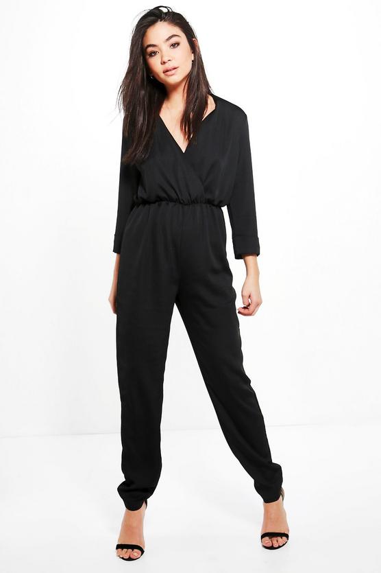 Livia Premium Collared Tailored Jumpsuit